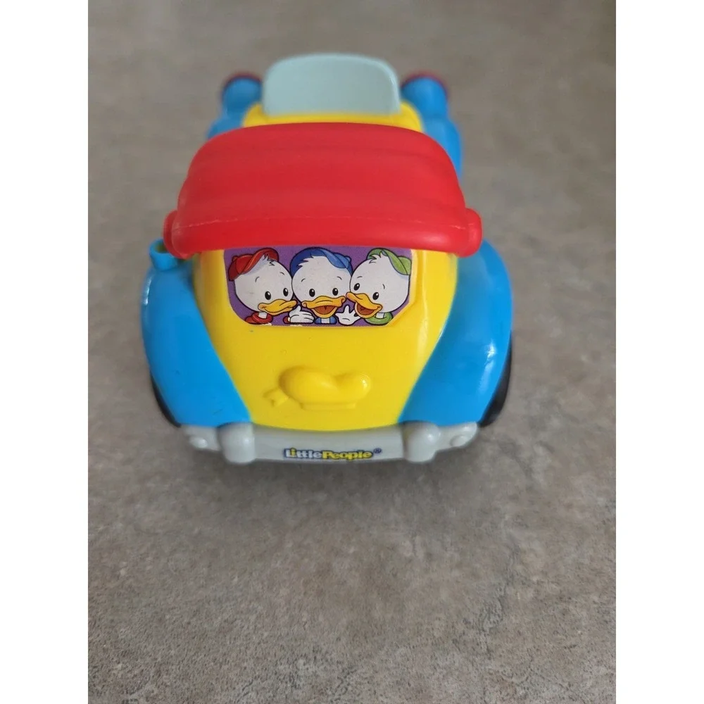 Fisher Price Little People Donald Duck Bouncing Car Magic of Disney